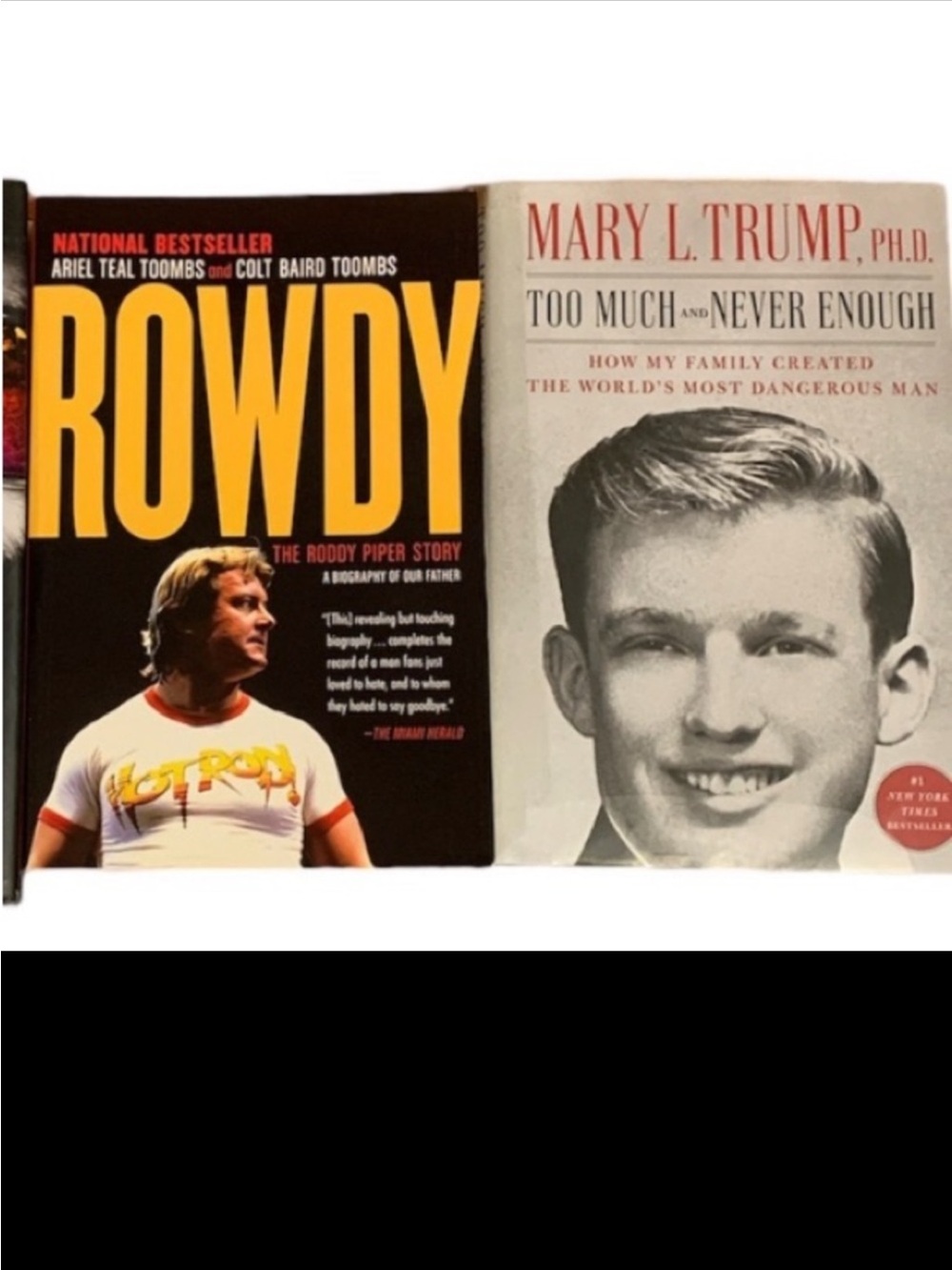SALE!! autobiography Trump and rowdy piper